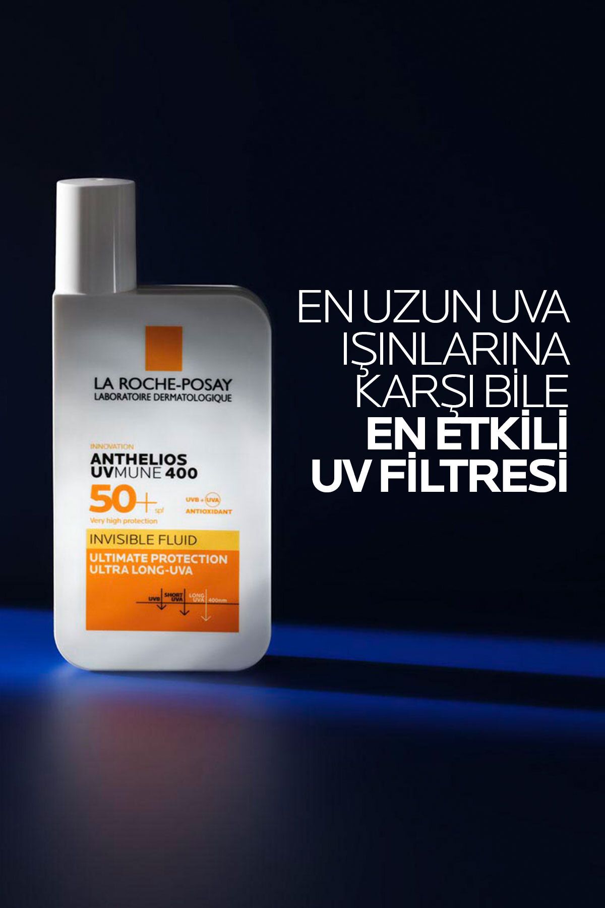Anthelios Uvmune400 Invisible Fluid Spf50+ Yüz Güneş Kremi 50 ml
