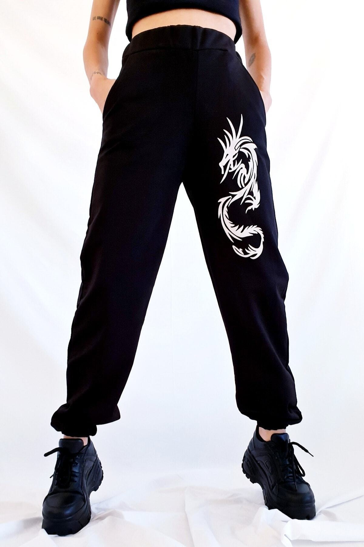 Dragon Siyah Jogger Eşofman