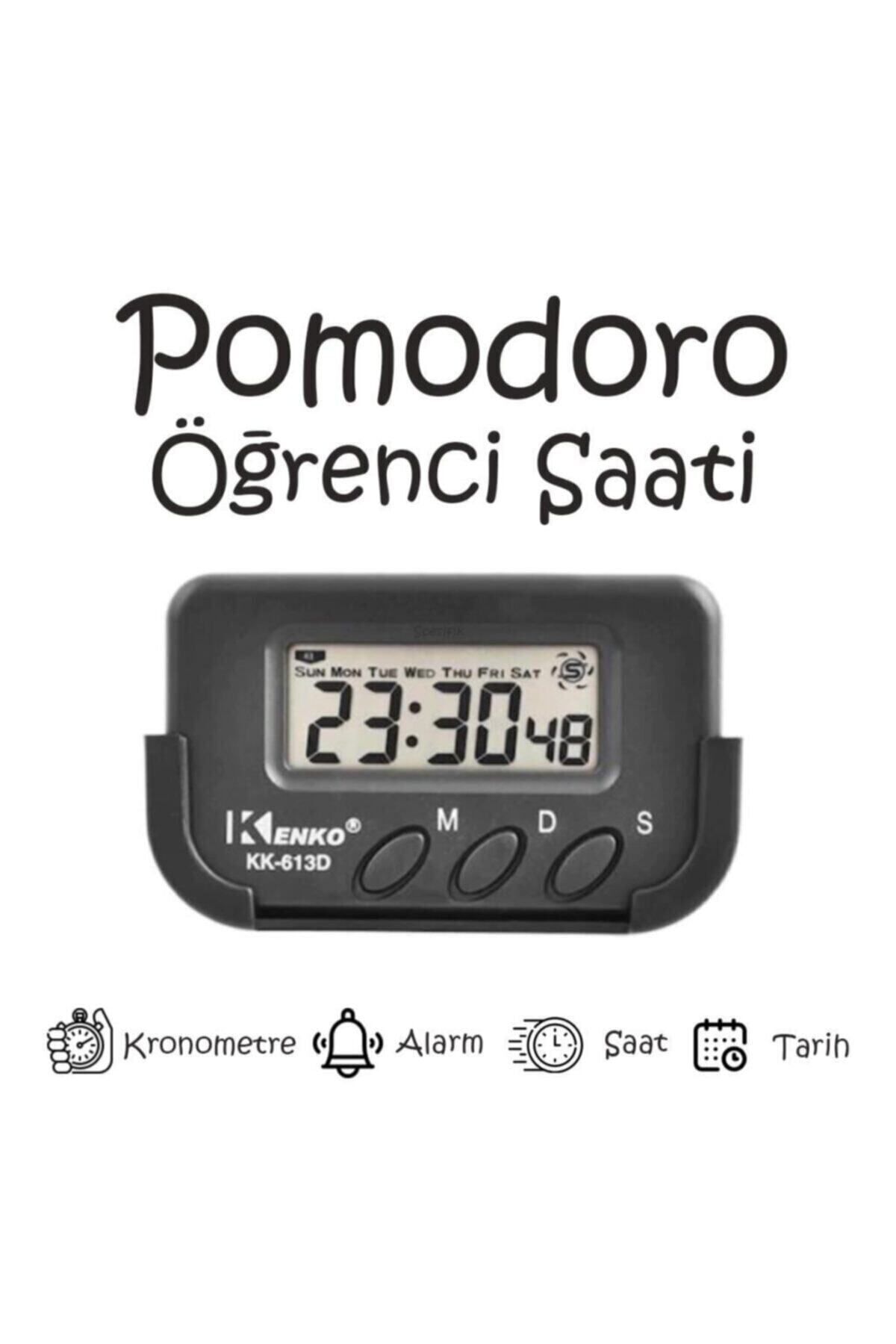 Pomodoro Öğrenci Saati - Kronometreli Ders Çalışma Saati - Dijital Masa Saati