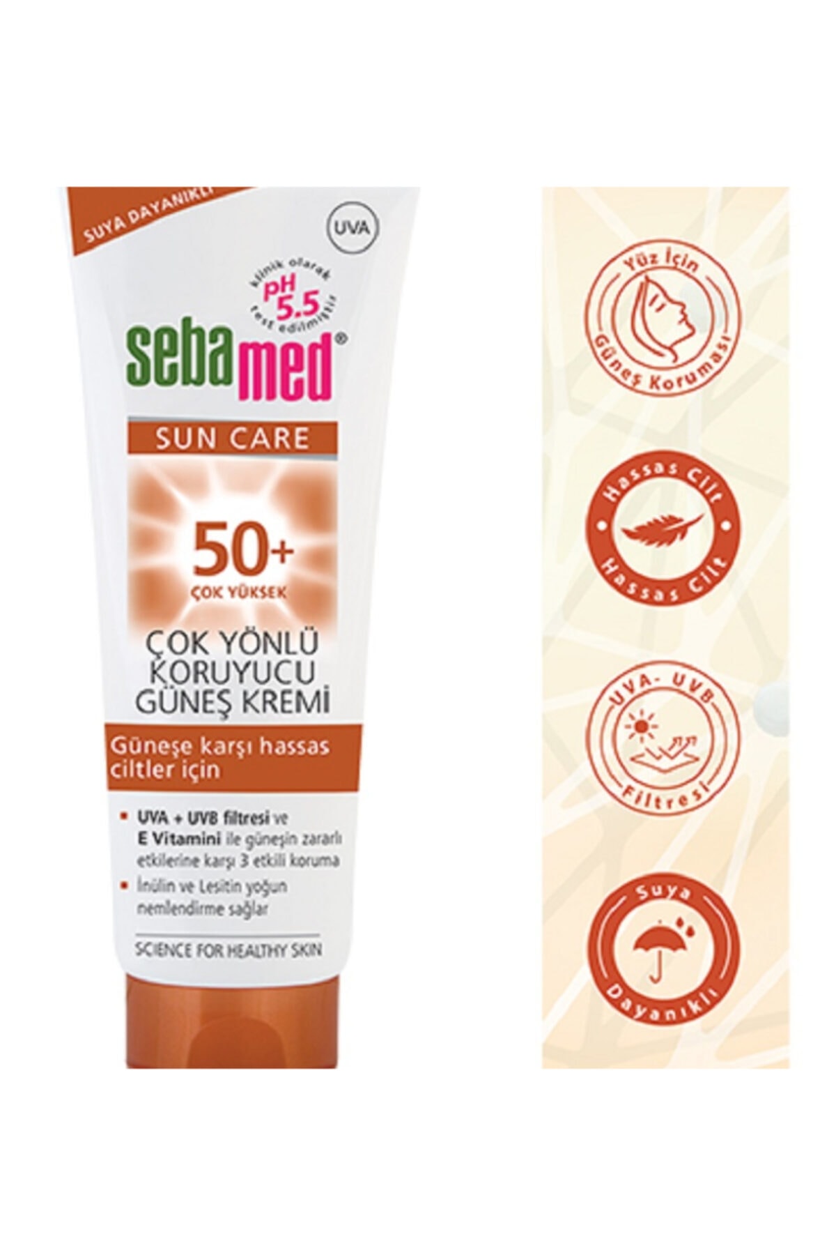 Sun 50+ Spf Güneş Kremi 75 Ml